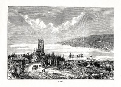 याल्टा, दक्षिणी यूक्रेन, 1879। द्वारा सी। लाप्लांट