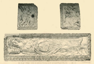 सेंट गिउस्टिना का सरकोफैगस, c1476, 1881। द्वारा सी स्टोनी