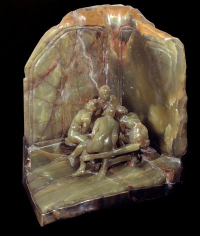 "लेस लवसेट्स" 1897 (कांस्य और गोमेद) द्वारा Camille Claudel