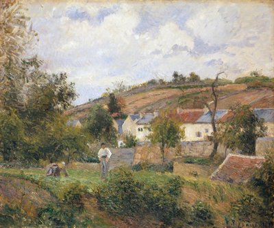 ए कॉर्नर ऑफ़ lHermitage, Pontoise, 1878 द्वारा केमिली जैकब पिसारो