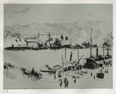 रयेन में क्वाइ बोइल्डियु, सी। 1896। द्वारा केमिली जैकब पिसारो