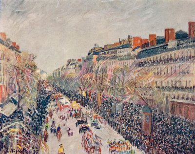1897 में बुलेवार्ड्स पर Mi-Careme द्वारा केमिली जैकब पिसारो