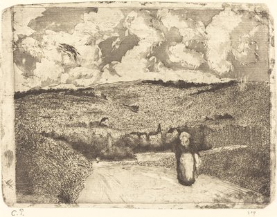 वुमन ऑन द रोड वुमन ऑन द रोड, 1879। द्वारा केमिली पिसारो