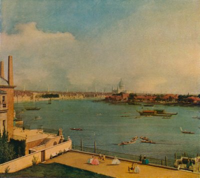 रिचमंड हाउस, 1746 से टेम्स द्वारा जियोवानी एंटोनियो कैनाल (कैनेटेटो)