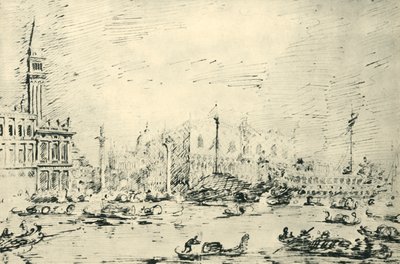 वेनिस: द मार्को बेसिन ऑन असेंशन डे 1729, 1943। द्वारा जियोवानी एंटोनियो कैनाल (कैनेटेटो)