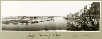 जाफ़ा लैंडिंग चरण, 2 दिसंबर 1917 द्वारा कैप्टन। आर्थर रोड्स