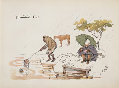 फ्लड आउट आउट, द लेग्गर्स ऑफ़ लैडस्मिथ, 1900 से द्वारा कप्तान क्लाइव डिक्सन
