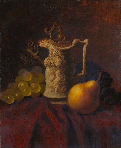 Ewer और फलों के साथ फिर भी जीवन। द्वारा कार्डुसिअस प्लांटेजेनेट रीम