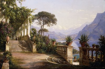 लॉजिया फ्रॉम कोमो, 1880 द्वारा कार्ल फ्रेडरिक आगार्ड