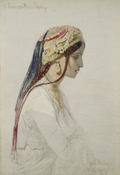 एक सामरी महिला, 1859 द्वारा कार्ल हाग