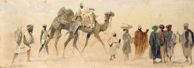 ए स्टार्ट फॉर द डेजर्ट, 1858 द्वारा Carl Haag