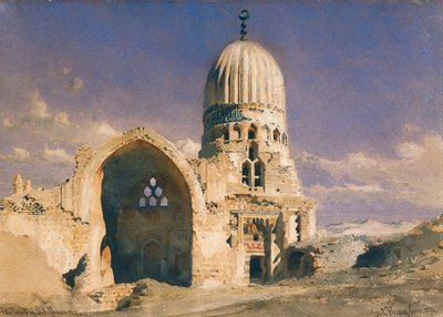 सित चव्हाण का मकबरा, 1874 द्वारा कार्ल हाग