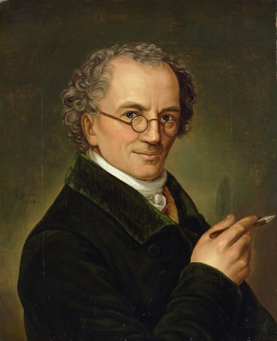 द आर्टिस्ट फ्रेडरिक कार्ल ग्रॉगर (1766-1838) 1828 द्वारा कार्ल हेनरिक एडोल्फ ग्रिम