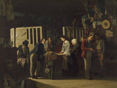 प्यादा दुकान II, 1859 द्वारा कार्ल हेंड्रिक डी अनकर