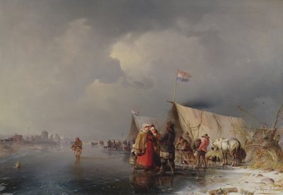 1849 में आइस पर डच एग्जीबिशन द्वारा कार्ल हिल्गर्स