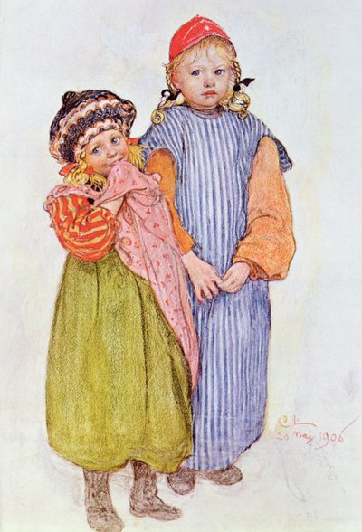 बढ़ई हेलबर्ग के बच्चे द्वारा Carl Larsson