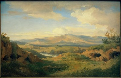 C.Morgenstern, Cervara गुफाओं का दृश्य ... द्वारा कार्ल मॉर्गेनस्टर्न