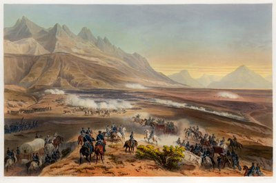 बुएना विस्टा की लड़ाई, पब। 1851. द्वारा कार्ल नेबेल