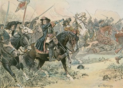 फ्रेडरिक विलियम, 1675 में फेरबेलिन की लड़ाई में महान निर्वाचक (1620 -1688) द्वारा कार्ल खाली