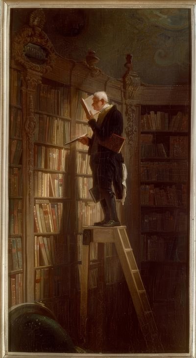 किताबी कीड़ा द्वारा Carl Spitzweg