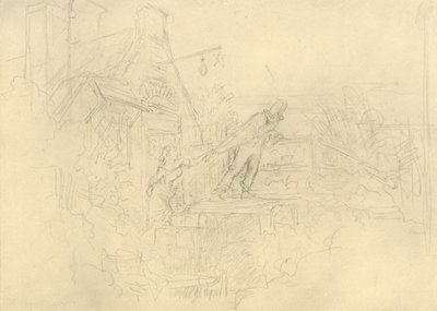 Der Zechpreller, 19 वीं सदी के उत्तरार्ध में, c1924। द्वारा कार्ल स्पिट्जवेग