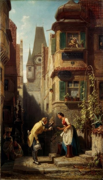 शाश्वत विवाह पुरुष द्वारा Carl Spitzweg
