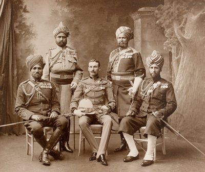 राजा के भारतीय अर्दली अधिकारी द्वारा कार्ल वांडिक