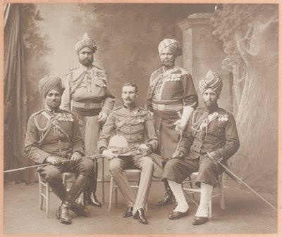 राजा के भारतीय अर्दली अधिकारी, 1906 द्वारा कार्ल वांडिक