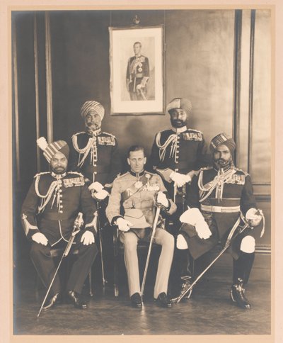 राजा के भारतीय अर्दली अधिकारी, 1936 द्वारा कार्ल वांडिक