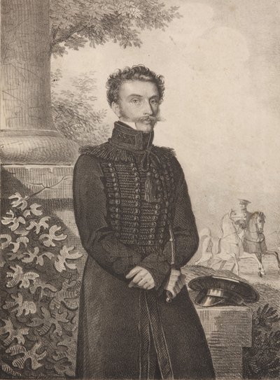 काउंट पॉल ख्रीस्तोफोरोविच ग्रैबे का पोर्ट्रेट 1789-1875, 1820। द्वारा कार्ल वॉन हम्पेलन