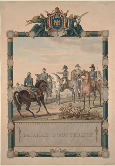 2 दिसंबर, 1805, 1805 को ऑस्टर्लिट्ज़ की लड़ाई द्वारा कारल वर्नेट
