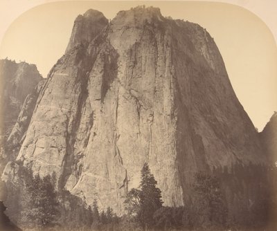 कैथेड्रल रॉक, 1861। द्वारा कार्लटन एम्मन्स वॉटकिंस