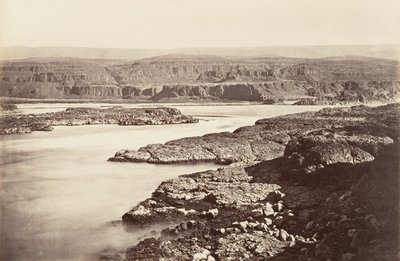 पैसेज ऑफ़ द डेल्स, ओरेगन, 1867, मुद्रित सीए। 1876. द्वारा कार्लटन एम्मन्स वॉटकिंस