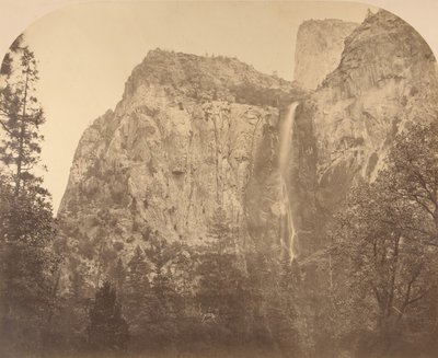 ड्राइव, ब्राइडल वेल, 900 फीट, योसेमाइट, 1861। द्वारा कार्लटन एम्मन्स वॉटकिंस