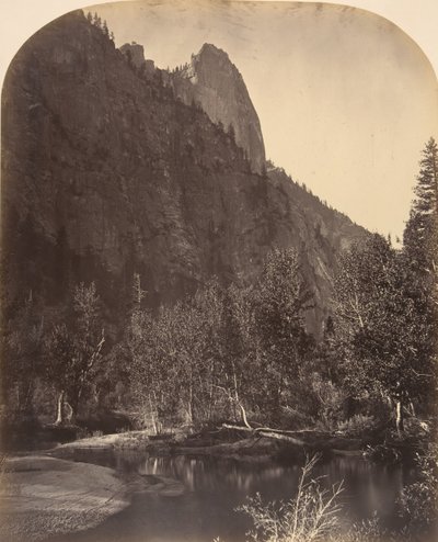 रिवर व्यू, सेंटिनल, 3270 फीट, 1861। द्वारा कार्लटन एम्मन्स वॉटकिंस
