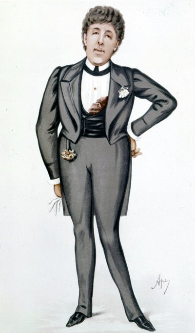 ऑस्कर वाइल्ड द्वारा कार्टून (1854 - 1900) कार्लो पेलेग्रिनी (1839 - 1889) द्वारा - 24 मई को "" वैनिटी फेयर "" में द्वारा कार्लो पेलेग्रिनी