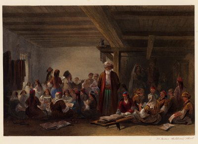 क्रीमियन टाटर्स चिल्ड्रेन्स स्कूल, 1856 द्वारा कार्लो बोसोली