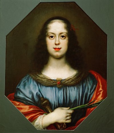 विटोरिया डेला रोवरे का पोर्ट्रेट 1622-1694 सेंट कैथरीन, 1640 के रूप में द्वारा कार्लो डॉल्सी