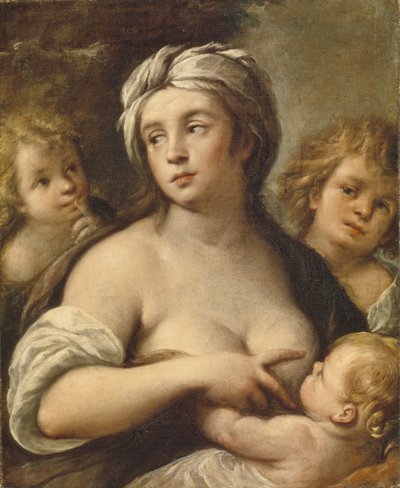 चैरिटी ऑफ़ चैरिटी, 1650s द्वारा कार्लो फ्रांसेस्को नुवोलोन