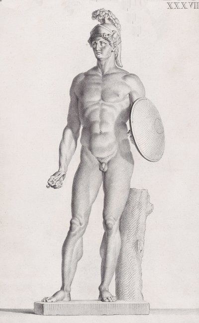 मंगल ग्रह की प्रतिमा, 1734 द्वारा कार्लो ग्रेगोरी