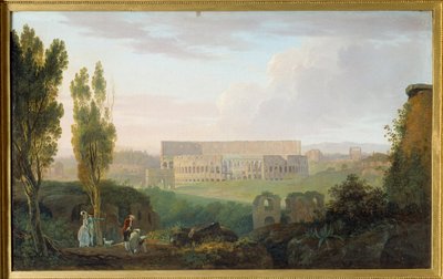 तालु से देखा जाने वाला कोलीसी। कार्लो लाब्रुज़ी द्वारा पेंटिंग (1765-1818) ई.सी. इटाल। द्वारा कार्लो लाबरूज़ी
