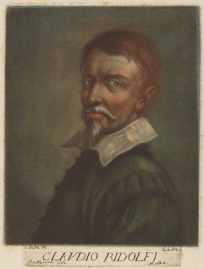 क्लाउडियो रिडोल्फी, 1789। द्वारा कार्लो लासिनियो
