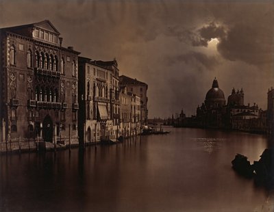 [ग्रैंड कैनाल, वेनिस का रात का दृश्य], सीए। 1875. द्वारा कार्लो नाया
