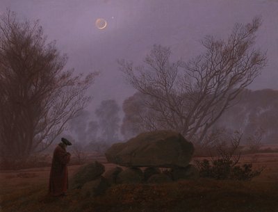 1830-1835 को डस्क पर चलना द्वारा कैस्पर डेविड फ्रेडरिक