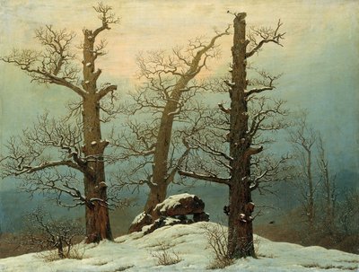 स्नो में केयर्न, 1807 द्वारा Caspar David Friedrich