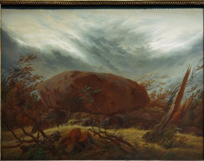 शरद ऋतु में मेगालिथिक कब्र द्वारा Caspar David Friedrich