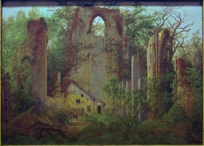ग्रीफ़्सवाल्ड के पास मठ बर्बाद एल्डेना द्वारा Caspar David Friedrich