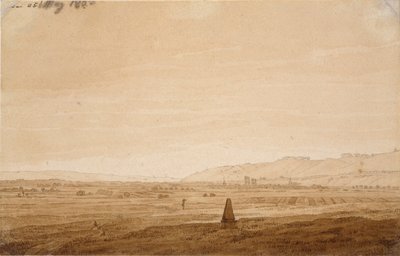 एक ओबिलिस्क के साथ लैंडस्केप, 1803 द्वारा कैस्पर डेविड फ्रेडरिक