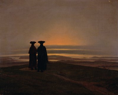 सूर्यास्त (ब्रदर्स) द्वारा Caspar David Friedrich