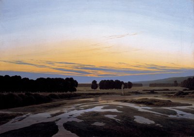 1832 के ड्रेसडेन के पास ग्रोस गेहे द्वारा Caspar David Friedrich